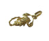 Pendentif Pendentif Scorpion or sculpté zodiaque 58 Facettes