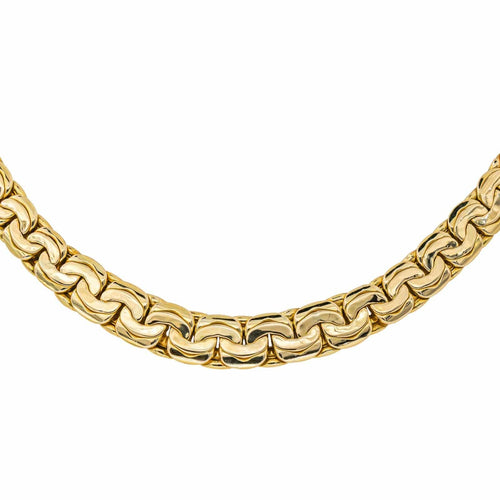Collier Collier Maille double haricot Or jaune 58 Facettes 4396461CN