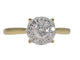 Yellow gold ring with diamond