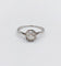 Bague 49 Bague solitaire art deco Platine diamant taille ancienne coussin 0.60 carat (circa 1920) 58 Facettes A06196