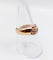 Bague 55 Bague jonc antique or rose 14k diamant taille ancienne 0,30 carats (circa 1906) 58 Facettes A06289