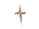 Pendentif Croix 3 ors diamants 58 Facettes