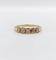 Bague 52.5 Demi alliance vintage or 14k et 0,95 carats diamants radiant Fancy Yellow 58 Facettes A06113