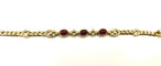 Bracelet Bracelet Rubis cabochons et diamants 58 Facettes