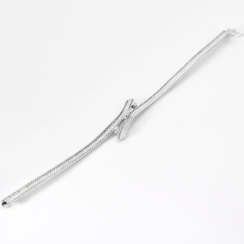 Bracelet Bracelet en or blanc 18 carats 58 Facettes ASN04282