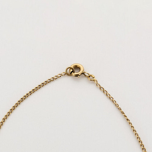 Collier Chaîne en or jaune 18K à petite maille forçat 58 Facettes CHA5342-1