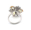 Bague 57 Superbe bague en or blanc avec quartz citrine naturel et diamants 58 Facettes
