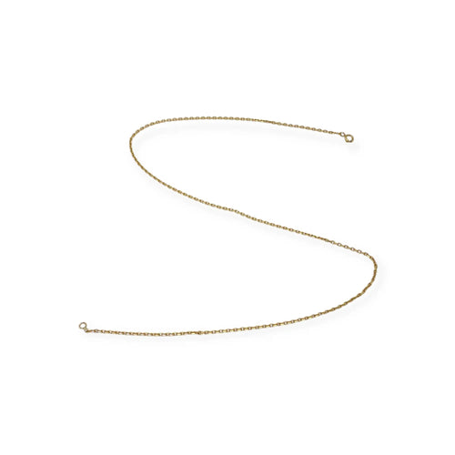 Lanac ogrlica Karika forçat 40 cm od žutog zlata 750 (18k) 58 Facettes 330091794