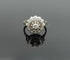 Bague 53 Bague Marguerite fleur vintage sertie de diamants en or 18k et platine 58 Facettes