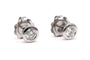 Boucles d'oreilles Clous d'oreilles Diamants Or Blanc 58 Facettes 22744
