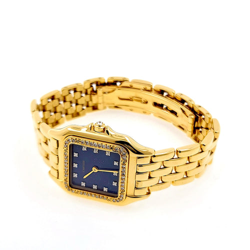 Montre CARTIER - Panthère watch Lapis Lazuli Dial, diamonds 58 Facettes