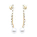 Boucles d'oreilles Boucles d'oreilles longues en perles et or jaune 58 Facettes N102861LF