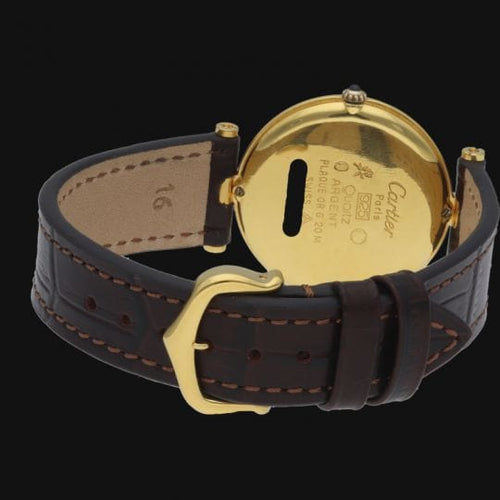 Montre Cartier Montre Must De Cartier Vermeil 58 Facettes MT41139