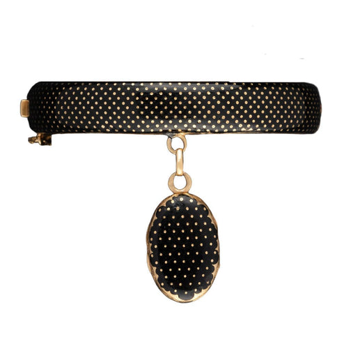 Bracelet PIERRE-ISIDORE SAUVAGE - Bracelet en or jaune, émail- Vers 1870 Second Empire 58 Facettes A3113