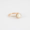 Bague 53.5 Bague ancienne en or avec une perle fine et diamants 58 Facettes P10L3