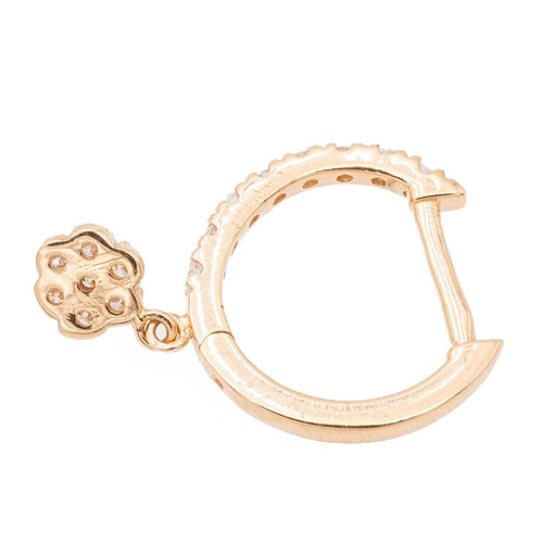 Boucles d'oreilles Ginette NY Boucles d'oreilles Be mine lotus solo Or rose Diamant 58 Facettes 2678580CN