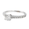 Bague 47.5 Bague Solitaire Or blanc Diamant 58 Facettes 3079919CN