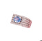 Bague 54 Bague Tank en or blanc saphir et diamants 58 Facettes