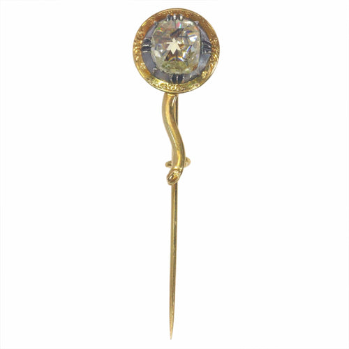 Broche Un aperçu de 1780 : épingle en or et diamants de style rococo 58 Facettes 23107-0050