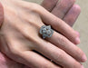 Bague 53 Bague ancienne Art Déco 1920 platine et diamants 58 Facettes