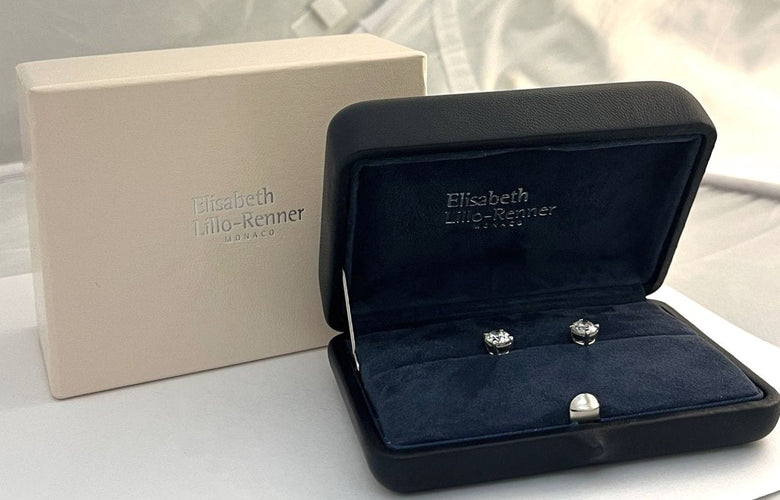 Boucles d'oreilles Puces d'oreilles diamants 58 Facettes 248362