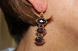 Boucles d'oreilles Boucles d'oreilles anciennes en or et améthyste 58 Facettes 7338