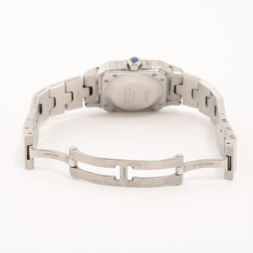 Montre Cartier - Montre Santos Galbée en acier et or jaune 58 Facettes