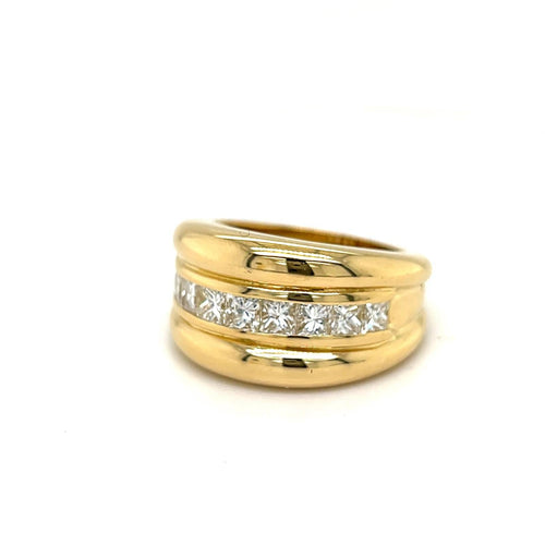Bague 56 Bague diamants princesse 58 Facettes BAPRINC30625
