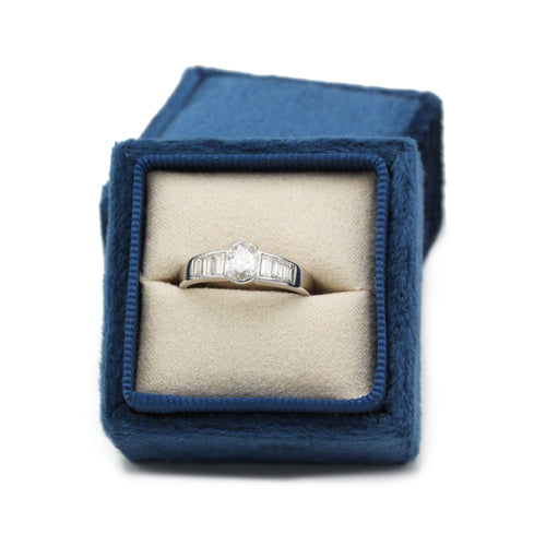 Bague 55 Bague - Or blanc et diamants 58 Facettes 1144