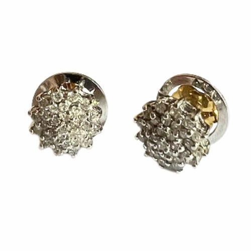 Boucles d'oreilles Boucles d'oreilles au design Art Déco contemporain avec diamants 58 Facettes Q359B(129)