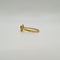 Bague 52 Solitaire or jaune 18 carats serti d’une citrine ovale 58 Facettes
