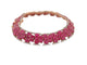 Bracelet bracelet MICHAEL CHRISTOFF tapis rubis 24ct & diamants 18.5cm or rose 14k 58 Facettes 269285
