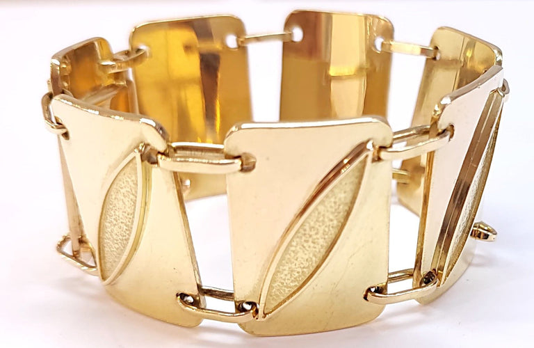 Bracelet Bracelet or jaune Années 70 58 Facettes RA/115