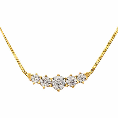 Collier Collier Or jaune Diamant 58 Facettes 4196418CN