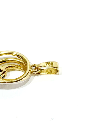 Pendentif Pendentif or, diamant, saphirs 58 Facettes