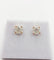 Boucles d'oreilles Puces d'oreilles vintage or rose et 2,00 carats de diamants 58 Facettes A06390