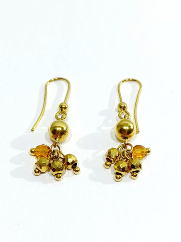 Boucles d'oreilles Paire de boucle d'oreilles en or et perles 58 Facettes
