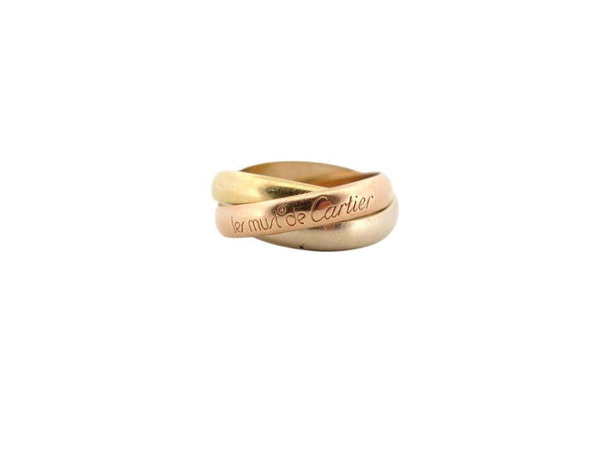 Bague 49 bague must de CARTIER trinity mm taille 49 en 3 ors 18k 3 s 750 58 Facettes 267693