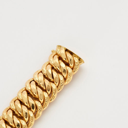 Bracelet Gourmette maille américaine 58 Facettes LP721