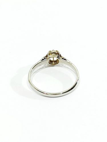 Bague 49.5 Bague Solitaire or et diamants 58 Facettes