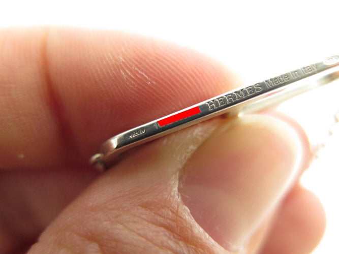 Collier collier HERMES sautoir ever chaine d'ancre 77 cm argent 925 35gr 58 Facettes 271951