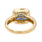 Bague 53 Bague Or jaune Saphir, Diamant 58 Facettes 3629454CN