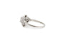 Bague 53 Bague or blanc,  diamants 58 Facettes 250258