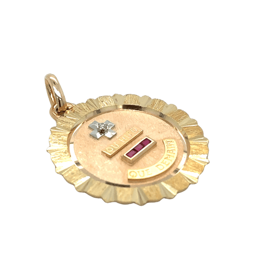 Pendentif Maison AUGIS - Médaille D'amour 1970 58 Facettes 11027/19