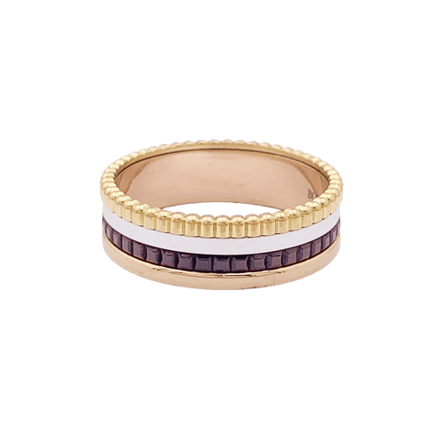 Bague 63 Bague Boucheron, "Quatre Classique Small",, en or rose, blanc et jaune. 58 Facettes 34764