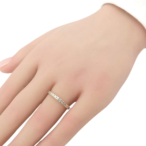 Bague 53 Alliances américaine or jaune & diamants 58 Facettes