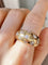 Bague 53 Bague boule constellation or jaune et diamants 58 Facettes