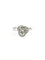 Bague 54 Bague en or blanc 18 carats et diamants 58 Facettes