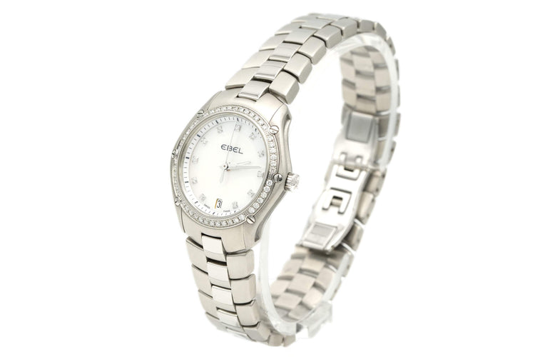 Montre Ebel - Montre Classic Sport 9953Q2S - Nacre et diamants 58 Facettes M0069