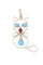 Pendentif Pendentif Chat turquoises corail 58 Facettes 091931